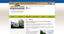 Desktop Screenshot of oakviewlakes.com